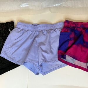 Athletic Works & Xersion Bundle Girls Sport Quick-Dri Shorts size 6X & 7/8